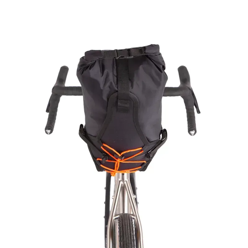 Restrap 8L Saddle Bag in Black/Orange-1