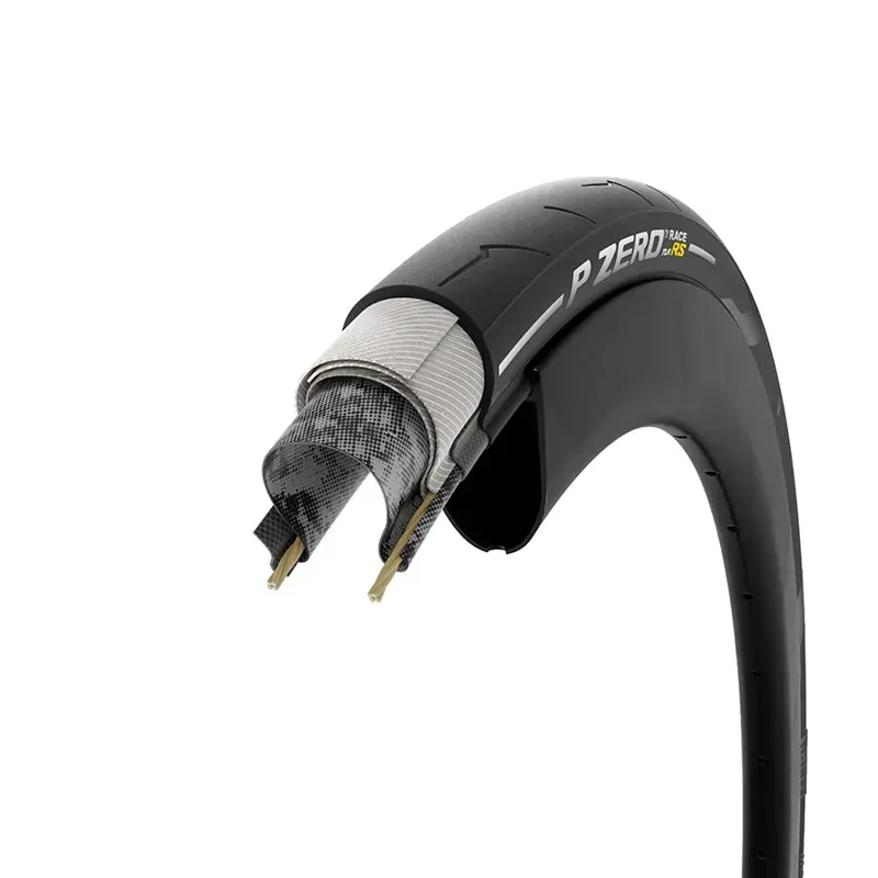 Pirelli P-Zero Race TLR RS 700c Tyre in Black-3