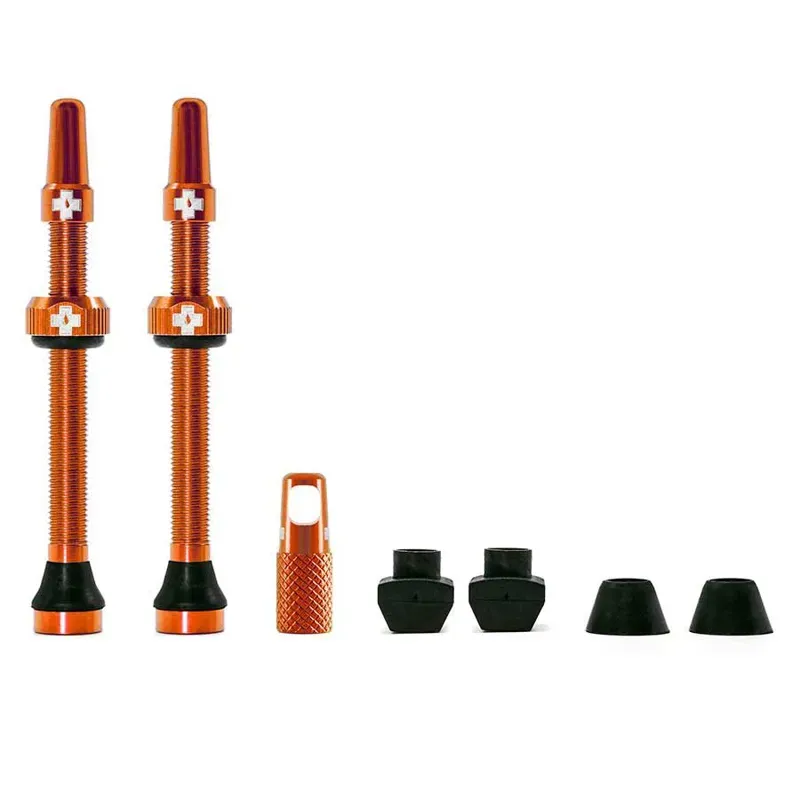 Muc-Off Tubeless 60mm Valve in Orange