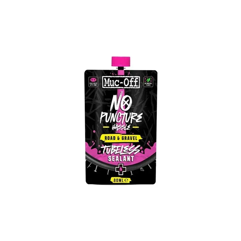 Muc-Off Road and Gravel 80ml Tubeless Sealant in Black