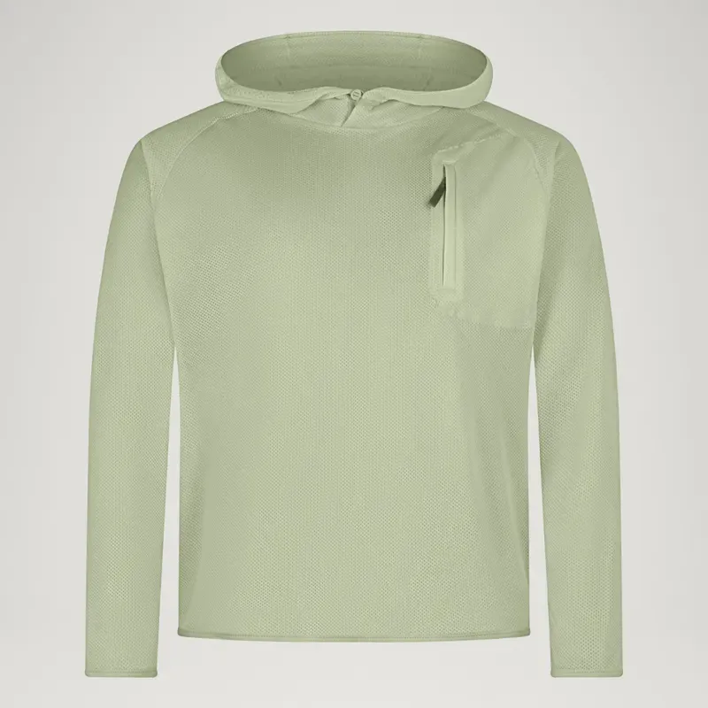 Endura Men's SULTRAC Breathable Hoodie in Tender Greens-1