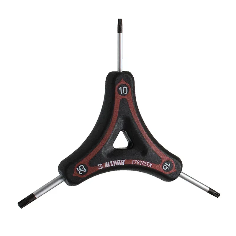 Unior Y Torx Wrench 10 x 15 x 25 in Red