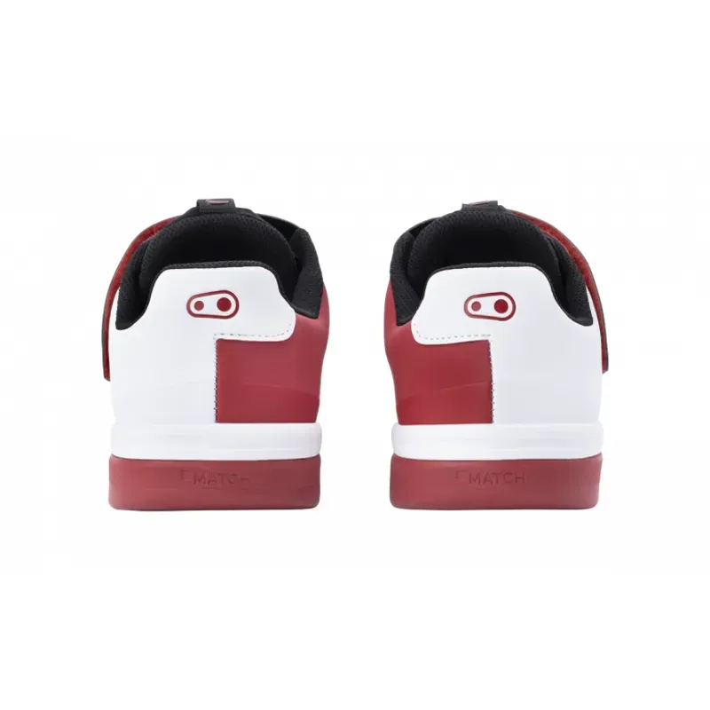 Crank Brothers Stamp Speed Lace MTB Shoes in Red/Black/White-3