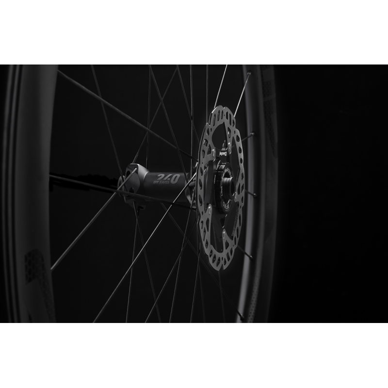 Fast Forward RYOT55 Tubular 55mm Centrelock DT240 Wheelset Black -4
