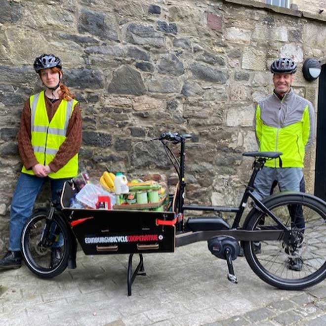 Our cargo bike loan to Streetwork