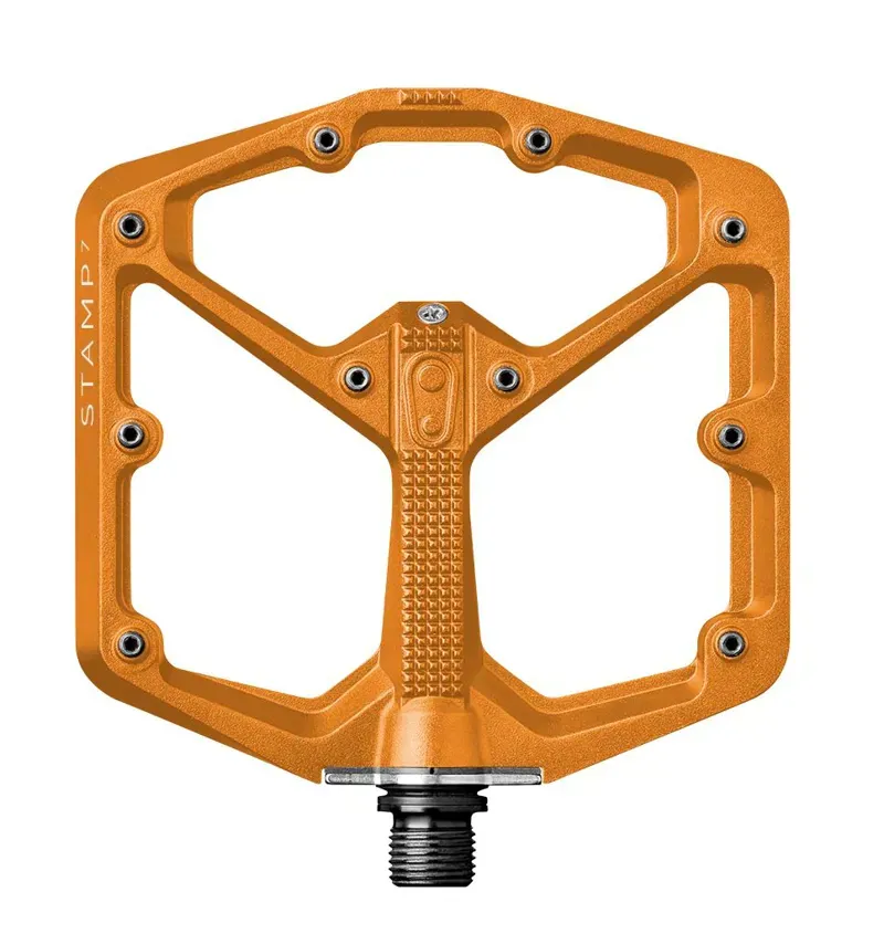 Crankbrothers Stamp 7 Flat Pedals in Orange