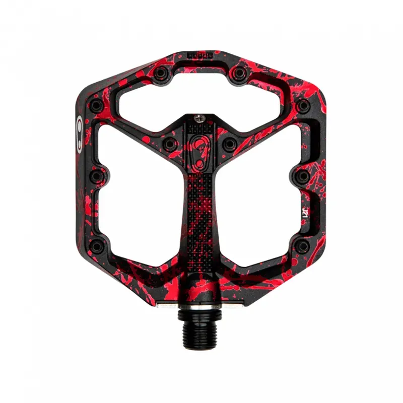 CrankBrothers Stamp 7 Pedal in Black/Red Small