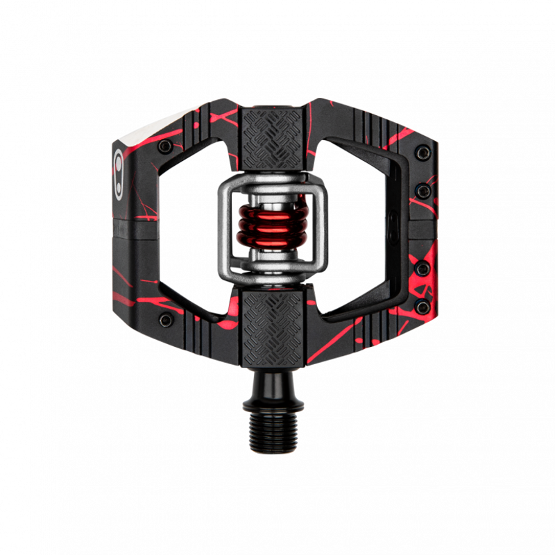 Crank Brothers Mallet E LS Pedals in Red/Black