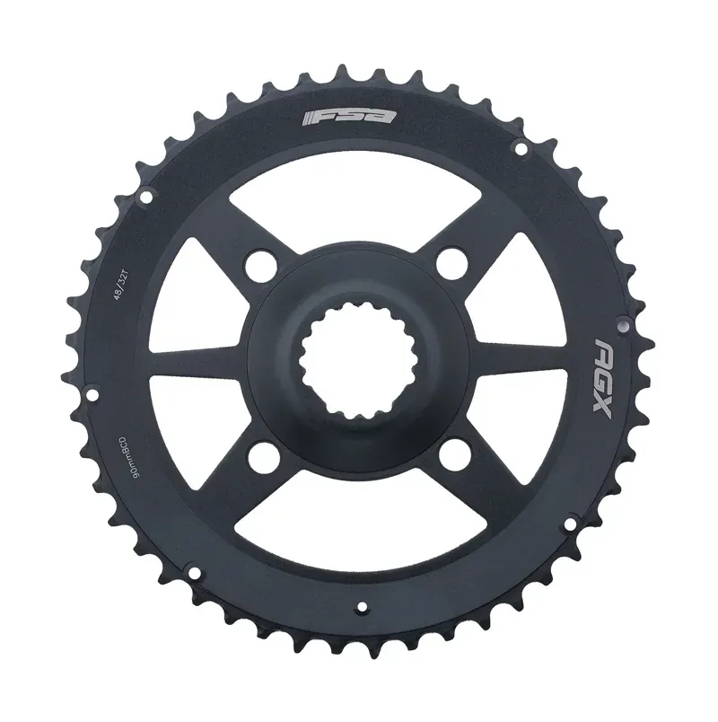 FSA Gossamer Pro AGX+ Direct Mount 2x11 Chainring in Black