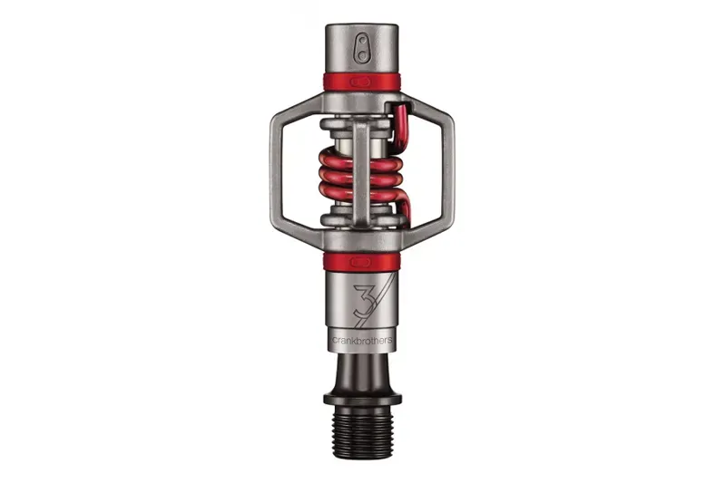 Crank Brothers Eggbeater 3 Pedals in Silver/Red