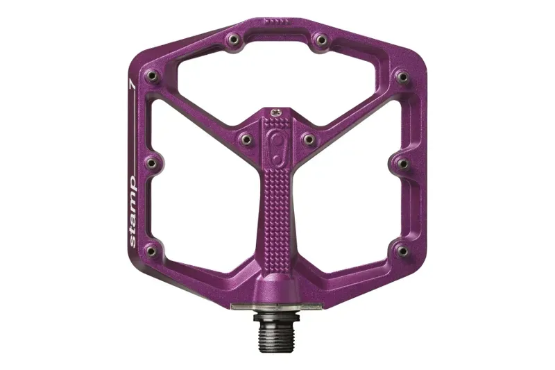 Crank Brothers Stamp 7 Flat Pedals in Purple
