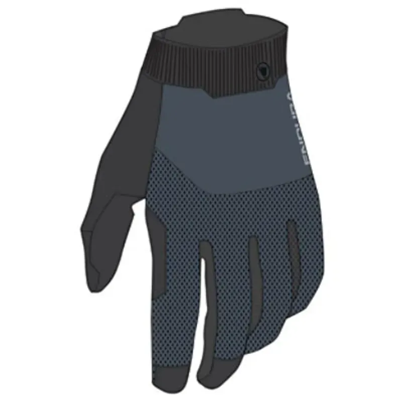 Endura Loop Full Finger Gloves in Carbon Gray