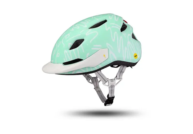 Specialized Shuffle 2 LED Child Helmet In Dune White Graphic