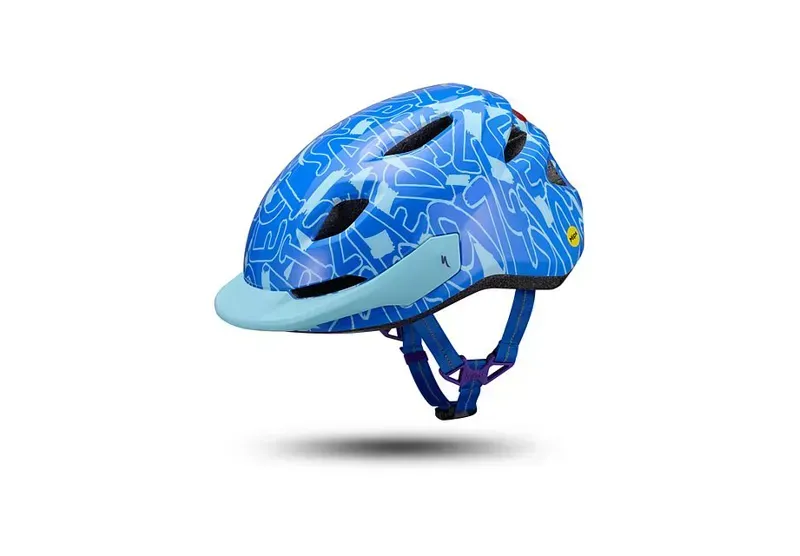 Specialized Shuffle 2 LED Child Helmet in Sky Blue Graphic-1