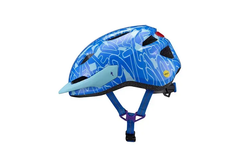 Specialized Shuffle 2 LED Child Helmet in Sky Blue Graphic-2