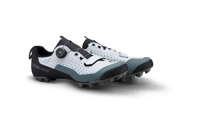 Specialized Recon 2.0 Gravel/Mountain Bike Shoes in Dove Grey/Crushed Emerald-2