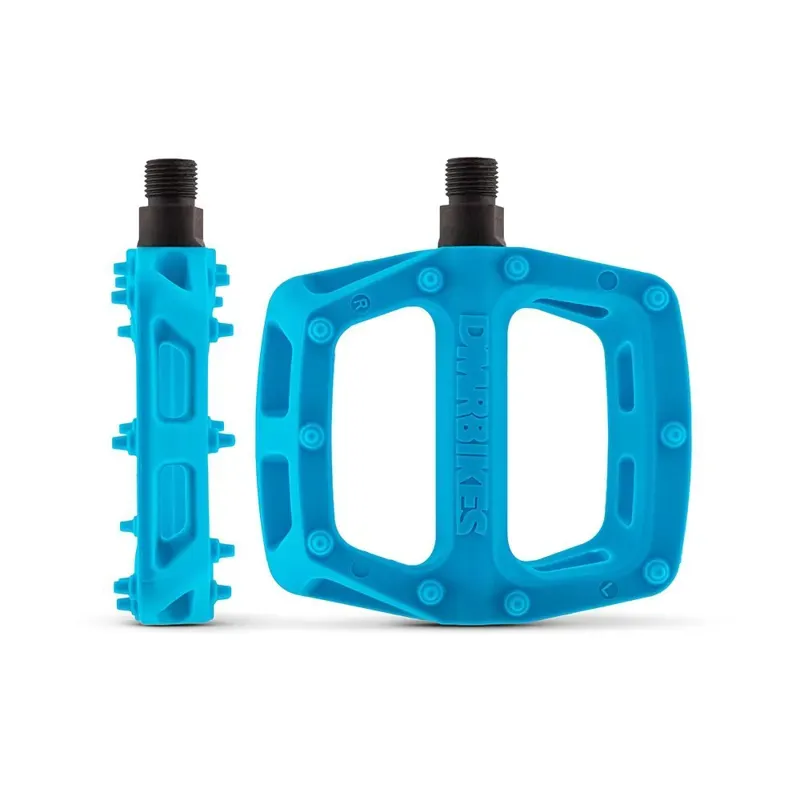 DMR V6 Plastic Pedal Cro-Mo Axle in Blue
