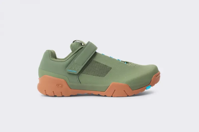 Crank Brothers Mallet E Speedlace Shoes in Green/Blue/Gum