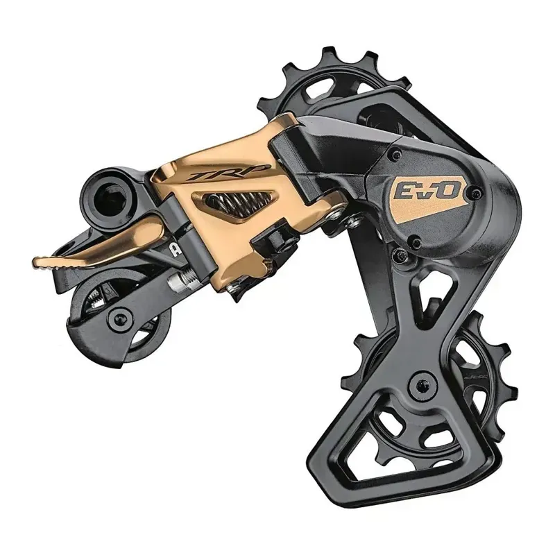 TRP EVO 7 Short Rear Derailleur in Gold
