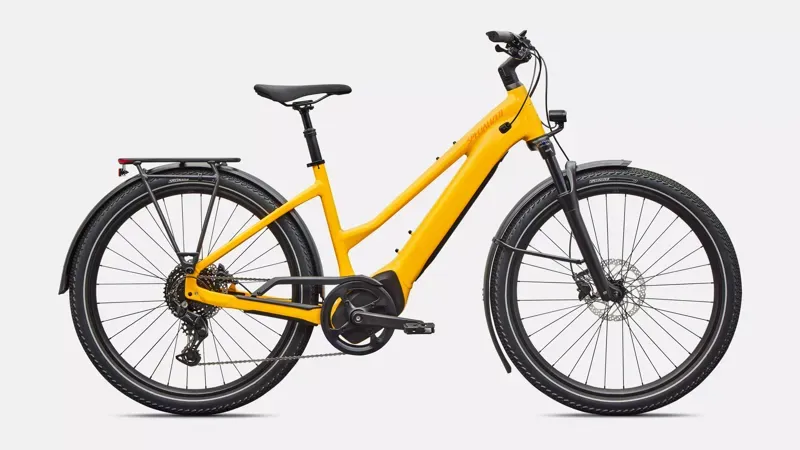 Specialized Turbo Vado 4.0 Step-Through Electric Hybrid Bike in California Sunshine