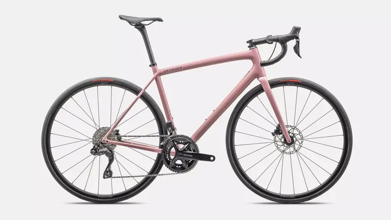 Specialized Aethos Comp 105 Di2 Road Bike In Pink for Sale