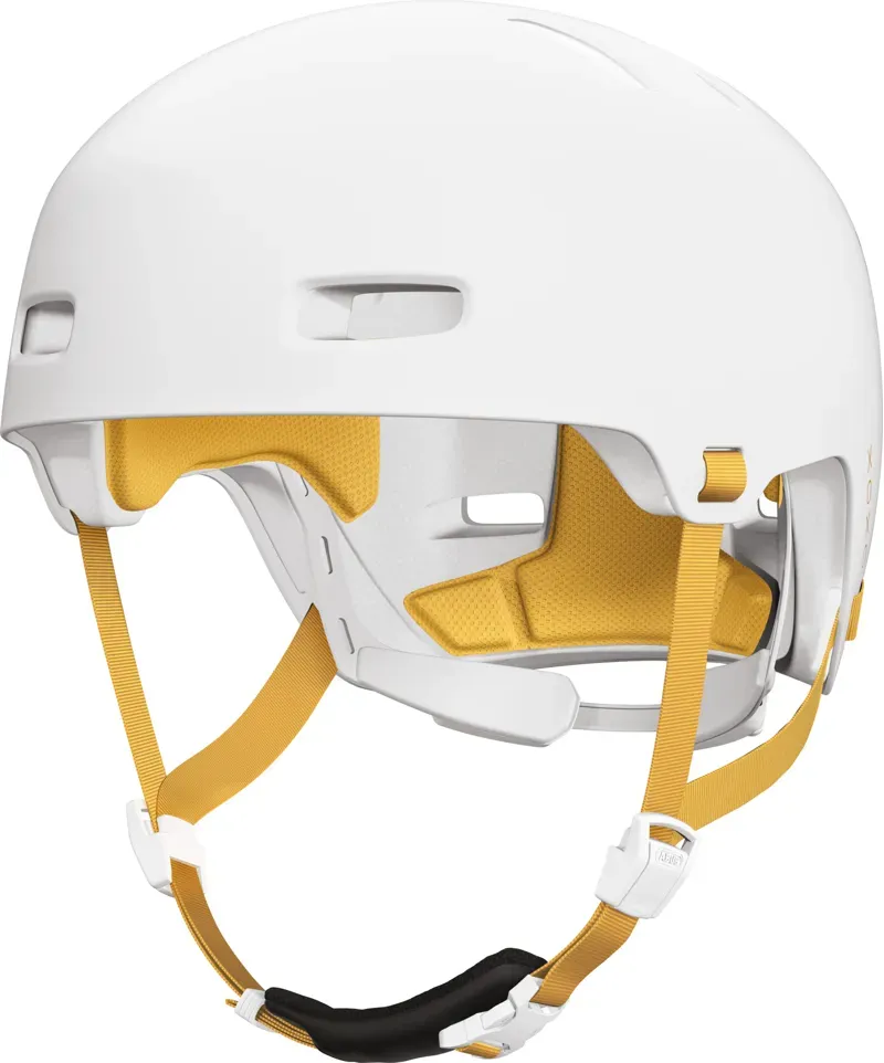 Abus XOXO Urban Skater-Look Helmet in Polar White-1