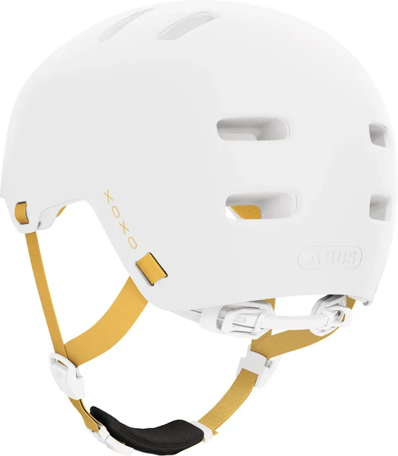 Abus XOXO Urban Skater-Look Helmet in Polar White-2