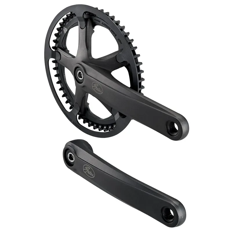 Gates Carbon Drive CDN S150 Crank Set - With Chain Guard Black 17