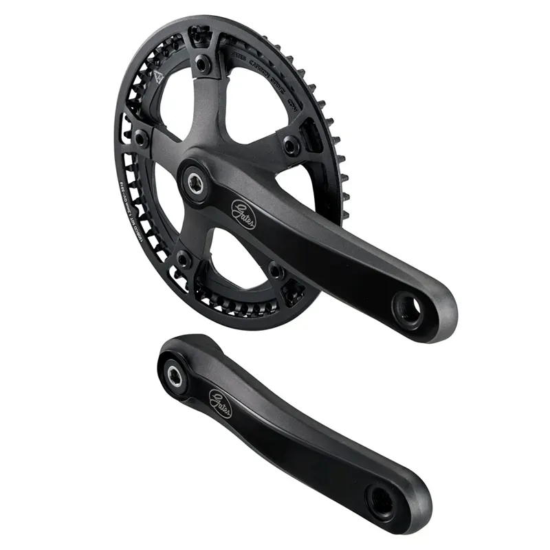 Gates Carbon Drive CDN S250 Crank Set - With Chain Guard Black 17