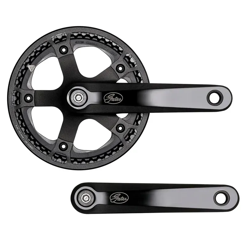 Gates Carbon Drive CDN S250 Crank Set - With Chain Guard Black 17-1