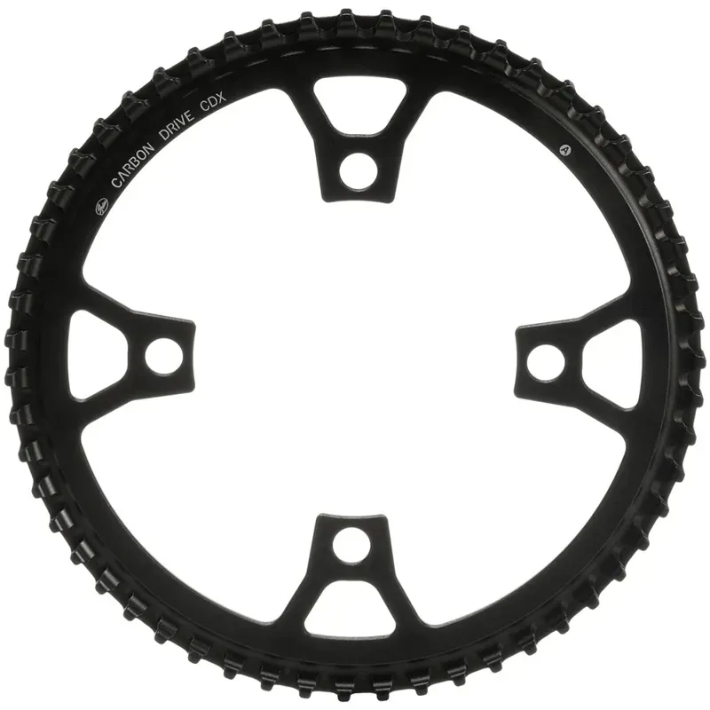Gates Carbon Drive CDX Front Sprocket - 4-Bolt 104BCD Black-4