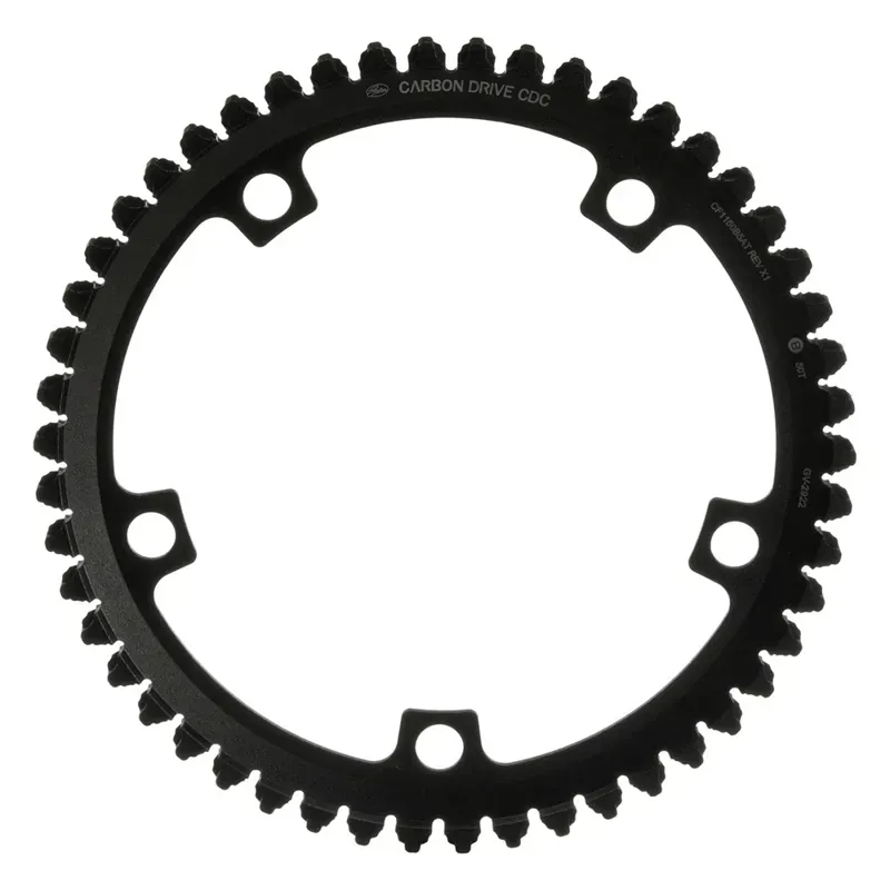 Gates Carbon Drive CDX Front Sprocket - 5-Bolt 130BCD Black-2
