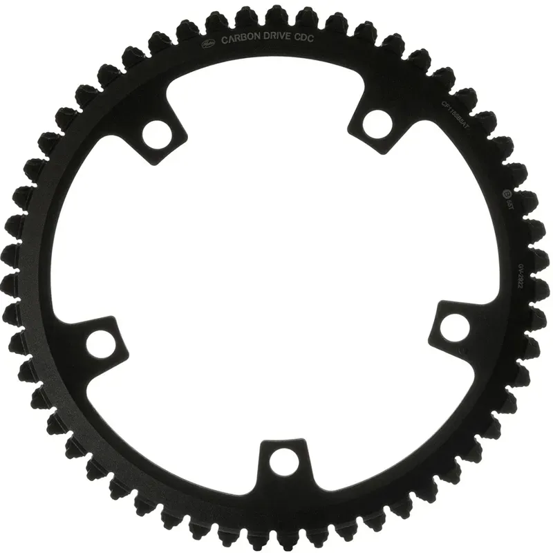 Gates Carbon Drive CDX Front Sprocket - 5-Bolt 130BCD Black-3