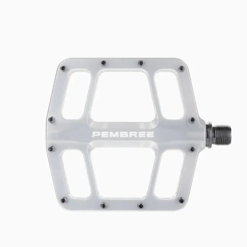 Pembree D3A Small Platform Pedals in Argent/Silver