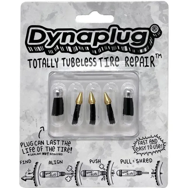 DynaPlug 5-pack in Black/Silver