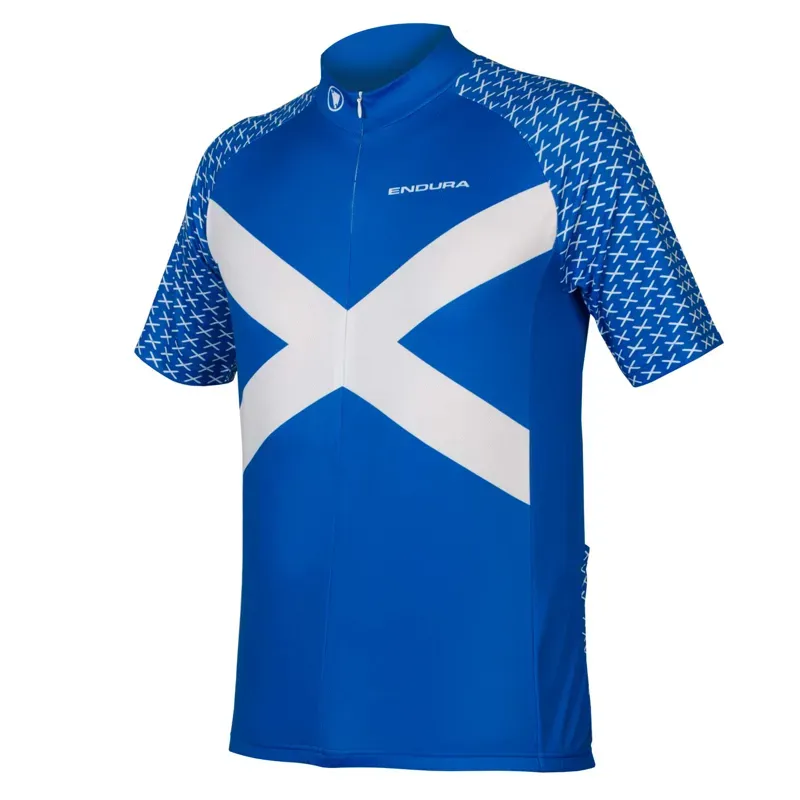 Scotland S/S Flag Jersey Blue Small
