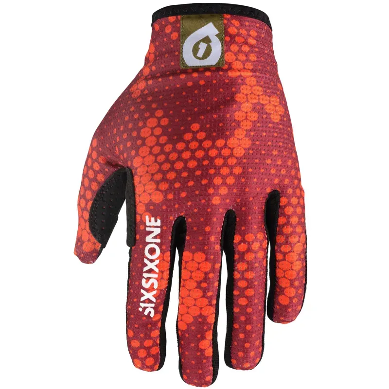 SixSixOne Youth Comp Gloves in Digi Orange