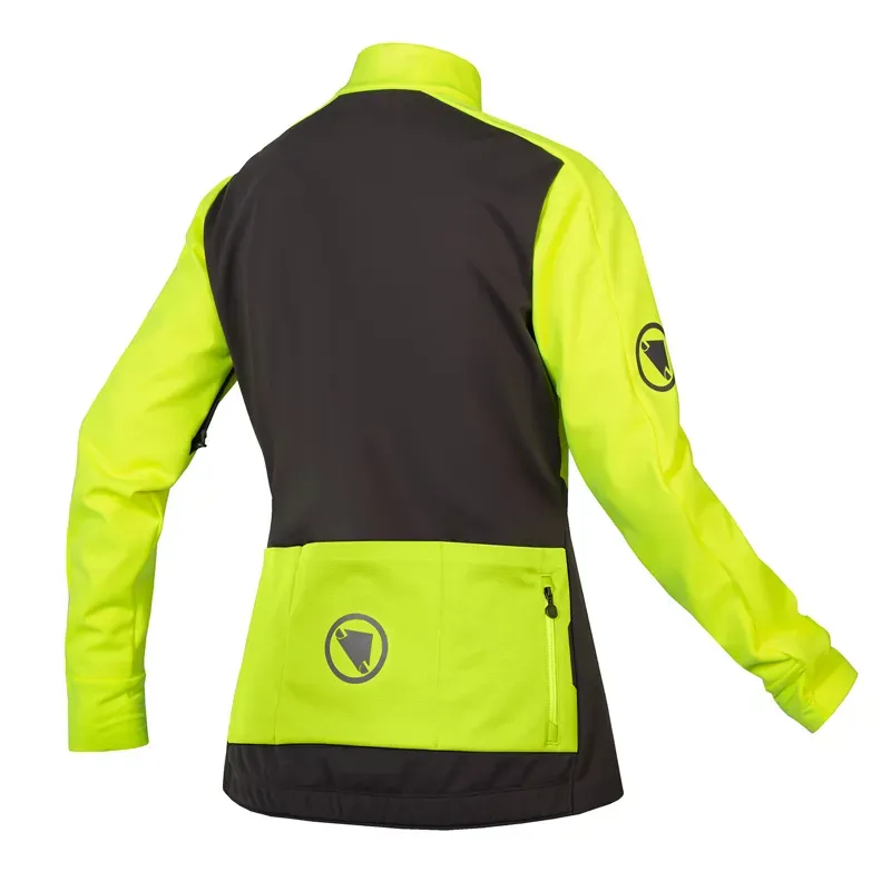 Endura Women's Windchill Jacket II in Hi-Viz Yellow -1