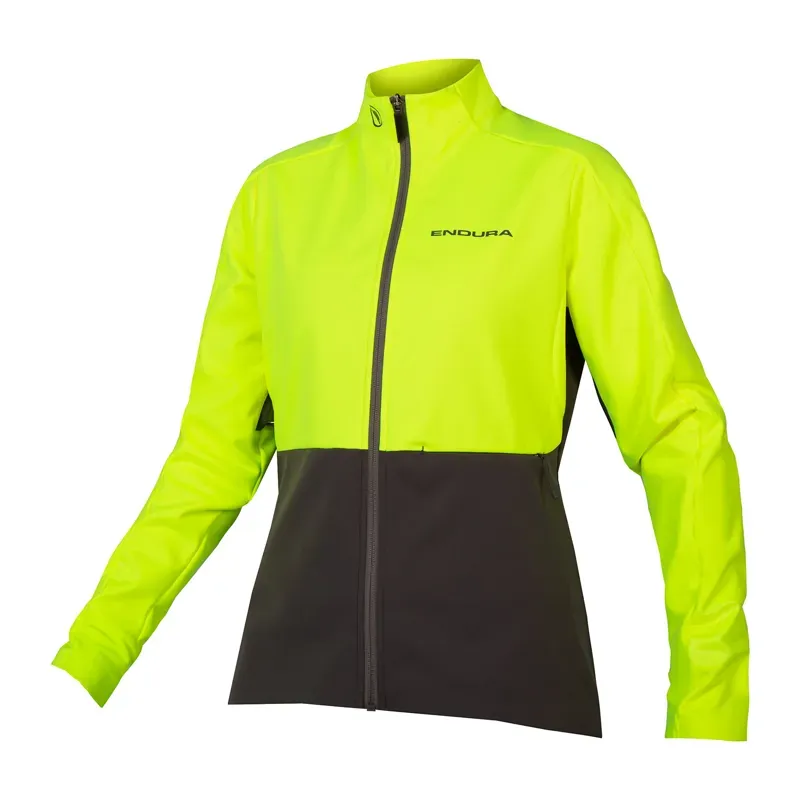 Endura Women's Windchill Jacket II in Hi-Viz Yellow 