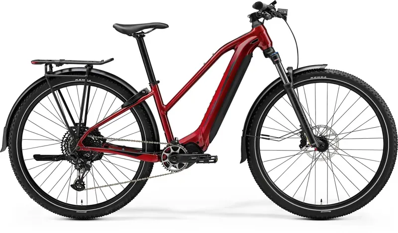 Merida eBig Tour 675 Electric Bike In Red/Black