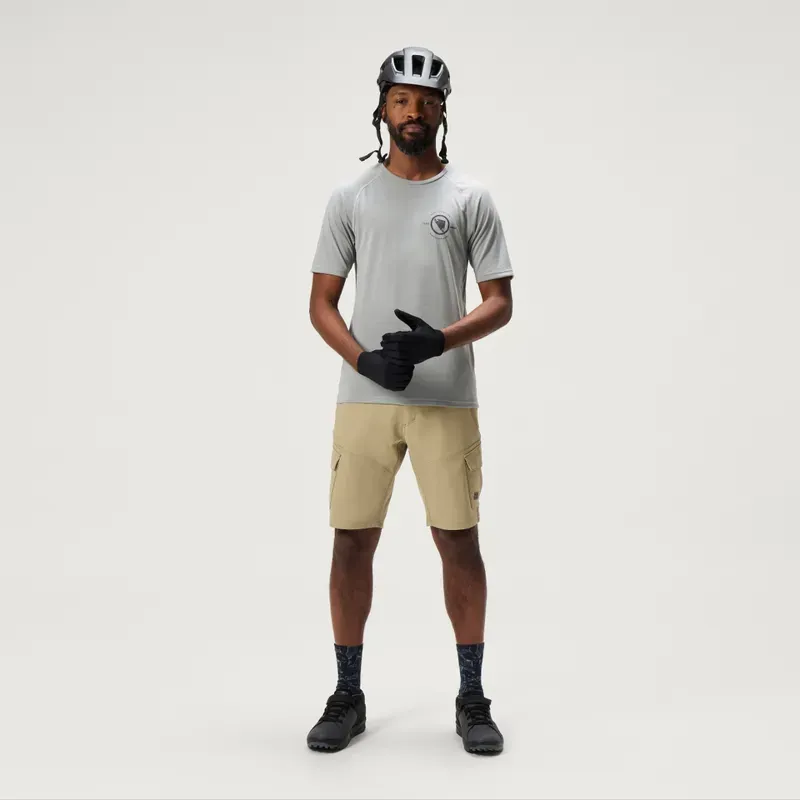 Endura Loop S/S Tech Tee in Dreich Gray-7