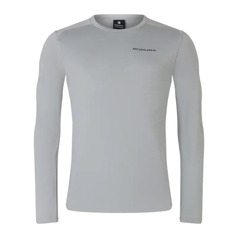 Endura Men's Loop Long Sleeve Tech Tee in Dreich Grey