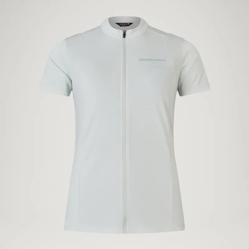 Endura Women's Loop S/S Zipped Jersey in Mains Grey-2