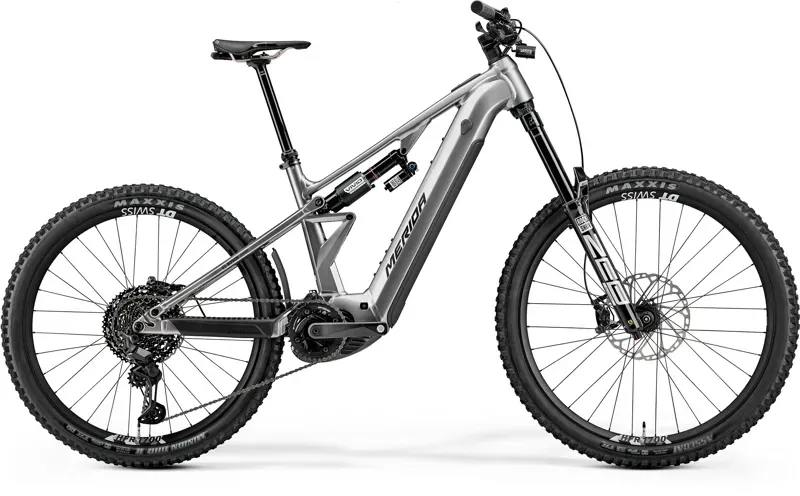 Merida eOne-Eighty 900 Electric Mountain Bike in Gunmetal Grey/Black