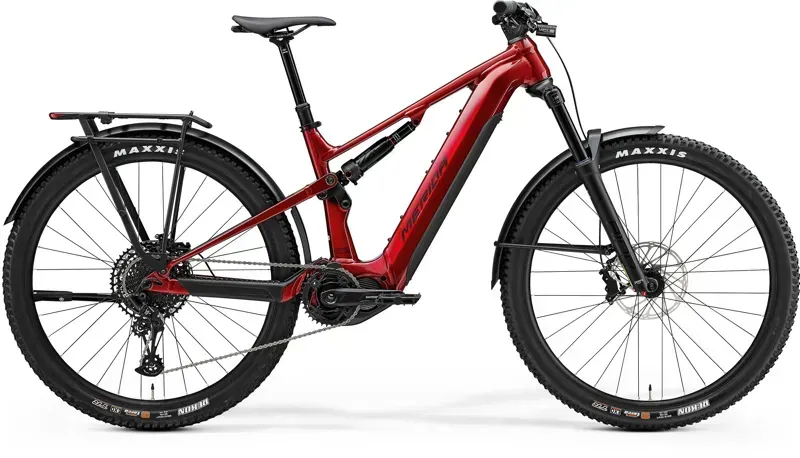 Merida eOne-Forty 675 EQ Electric Bike In Dark Red/Black