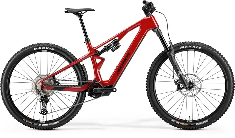 Merida eOne-Sixty 6000 Electric Mountain Bike in Heritage Red/Black