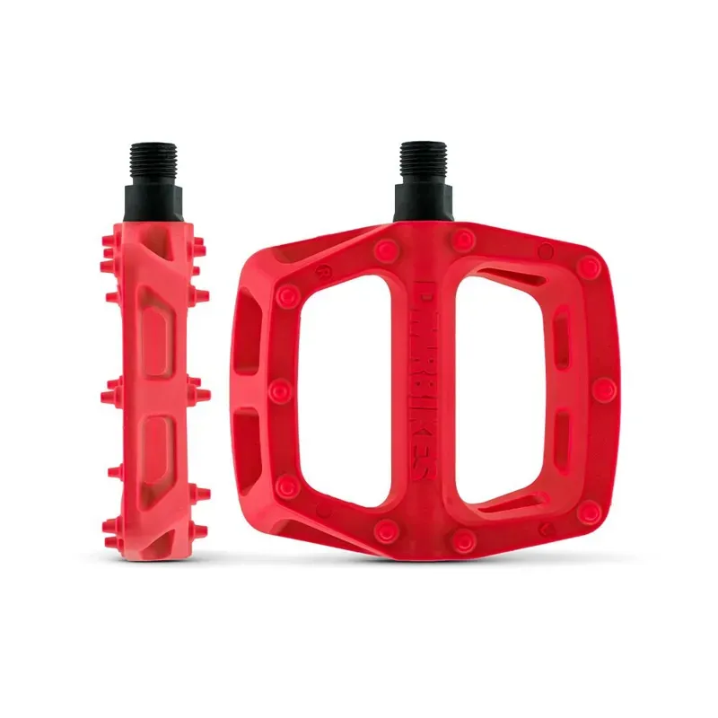 DMR V6 Plastic Pedal Cro-Mo Axle in Red
