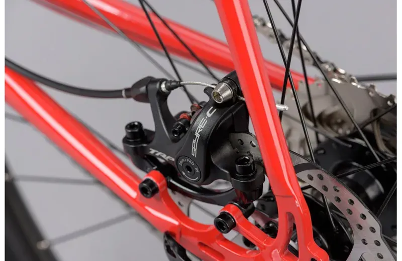 Genesis Croix De Fer 20 2023 Steel Gravel Bike in Red-10