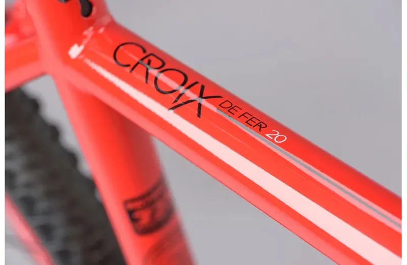Genesis Croix De Fer 20 2023 Steel Gravel Bike in Red-5