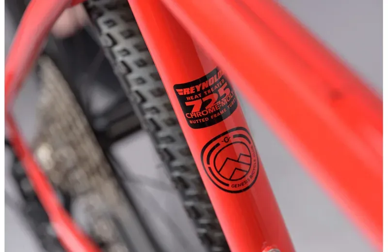 Genesis Croix De Fer 20 2023 Steel Gravel Bike in Red-6